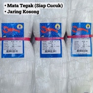 035 x 3" 3 1/2" 4" x 12FT x 300FT Mata Tegak Fishing Net Jaring Pukat Ikan Jaring Sungai Jaring Laut