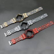 Rubber Resin Strap Case For G-Shock GLS GD GA110 GA100 GD120 Men Sport gshock Waterproof Band Strap 