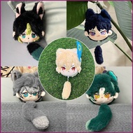 YT4 Genshin Imapct Alhaitham Xiao Wanderer Tighnari Kaveh Plush Dolls Gifts Pendant Cat Tail Stuffed