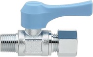 GAONA GA-JM099 Mini Ball Valve for Copper Tubes R1/4 x 6.0 mm for Water, Air, Oil Small