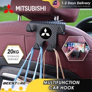 MITSUBISHI 𝐂𝐀𝐑 𝐇𝐎𝐎𝐊 𝐒𝐄𝐀𝐓 𝐇𝐀𝐍𝐆𝐄𝐑 Headrest XPANDER TRITON ASX LANCER OUTLANDER MIRAGE STORM Accessorie