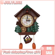 Julylink Cuckoo Clock Tree House Wall Art Vintage Decoration For Home RE