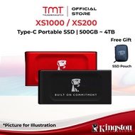 TMT Kingston XS2000 XS1000 Type-C External SSD Portable SSD SXS2000 SXS1000 SXS1000R (500GB/1TB/2TB/