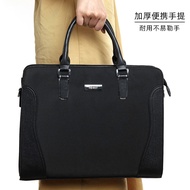 MUJI MUJI business trip office bag large capacity portable shoulder computer bag a4 file bag men's and women's file bag office information file bag zipper bag storage conference briefcase customizable logo