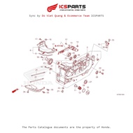 Left Engine Block (E-19-20-B) HONDA Lead 125 (2022) Parts Catalog