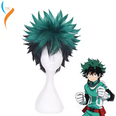 Anime My Academia Cosplay Wig Izuku Midoriya Wig Boku No Academia/Academy Cosplay Hair Izuku Midoriy