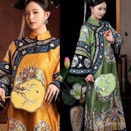 Qing Dynasty Empress Dowager Costume Queen Sacrificial Costume Qing Dynasty Women's Court Palace Mus