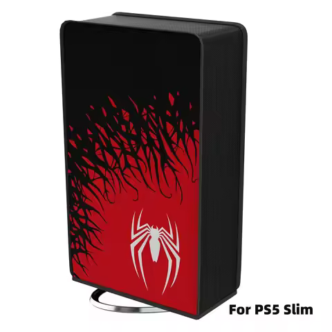 New Spider Gaming Accessories Anti Scratch Waterproof Dust Cover Sleeve for PS5/ PS5 Slim Console Di