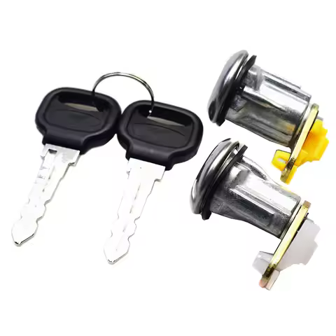1 Pair Left Right Door Lock with Keys BE32-76-210 BE32-76-220 Fit for Mazda B1800 B2200 B2600 RX-2 R