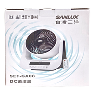 SANLUX 台灣三洋 8吋靜音節能DC循環扇  SEF-GA08  1個