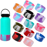 Silicone Boot for Aquaflask Accessories 14, 18, 20, 22, 24oz, 32&amp;40oz Water Bottles Tumbler Anti-Slip Bottom Sleeve Cover