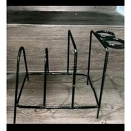 Mortar and cutting board rack, mortar holder, cutting board holder / mini mortar rack