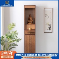 [] shrine stand cabinet for home shrine Buddha statue god of wealth worship table new Chinese style Buddha table cabinet with Door God table