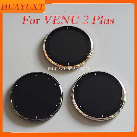 LCD Screen Display For Garmin VENU 2 Plus smart Watch LCD screen with Frame Cover Repair Replacement