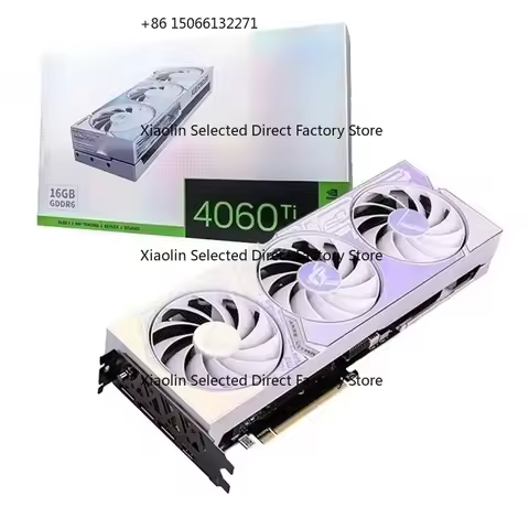 Hot Sale Power Slot COLORFUL 4060Ti Ultra Z OC 16GB GDDR6 White Graphics Card GPU 4060 ti Video Card