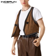 INCERUN Flash Edge Slim Fit Vest