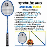 1 Chiếc Vợt cầu lông YONEX Khung Crom Cacbon Cứng Cáp Bèn Nhẹ Lực Căng Dây 9kg - Tặng Kèm 1 Quấn Cán