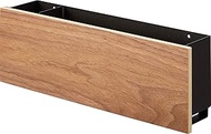 Yamazaki 5033 Gypsum Board Tweezers and Wood Screws Included, Tablet & Remote Control Holder, Brown,