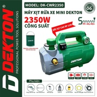 Máy Rửa Xe Mini Gia ĐÌnh DEKTON DK-CWR2350 - Công Suất 2350W - Có Chỉnh Áp - Tặng Kèm Xô Gấp Gọn 13 