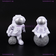 Homestore 3pcs Astronaut Figurines Plastic Sculpture Modern Home Decor Miniatures Table Ornaments Cosmonaut Figure Home Decorative SG