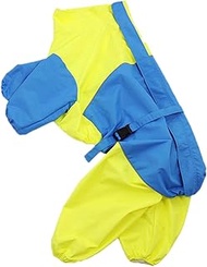 Dog Raincoat Waterproof Dog Coat Jacket Dog Raincoats with Legs Small with Hood 4 Legged Large Breed