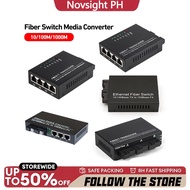 Fiber Switch Media Converter 100/1000M 2 SC Port 4 RJ45 Port 2F4E/2F3E/3F2E