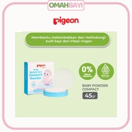 OMAHBAYI-Pigeon Pigeon Compact Baby Powder 45g Pigeon Compact Powder