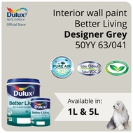 Dulux Interior Wall Paint - Designer Grey (50YY 63/041) (Better Living) - 1L / 5L