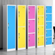 Locker Dormitory Household Staff Tin Sheet School Wardrobe Factory Color Steel Storage Cabinet Balco