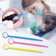 100Pcs Dental Mouth Mirror Disposable Plastic Dentist Mirror Reflector Oral Hygiene Check Mirror