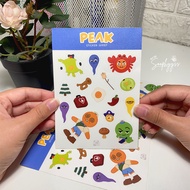 PEAK Sticker Sheet PEAK Collection/ PEAK Game/ Kiss Cut Sticker/ A5 Size/