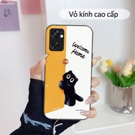 Lucky Cat B OPPO Reno Tempered Glass Case 7.7 5G.7 Pro 5G.7Z 5G,Reno 8 5G.8 Pro 5G.8T 5G Premium Glass Case