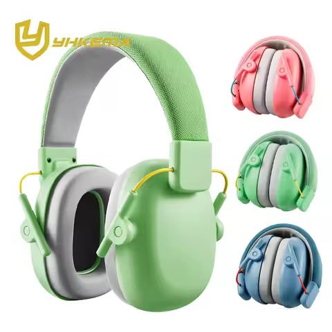 YHKEMA Kids Noise Cancelling Headphones SNR 27db Noise Reduction Ear Muffs Ear Protection Sound Proo