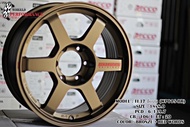 ล้อแม็กขอบ18 (ราคาต่อ2หรือ4วง) TE37 หยอดแดง 8x18 6H139.7 ET20 ยี่ห้อ WHEELS PERFORMANCE สีน้ำตาล (ส่