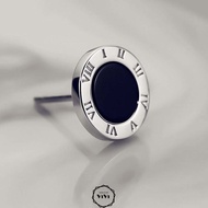 [KHUYÊN BẠC CAO CẤP] Bông tai bạc nam Bealtrat Zodiac La Mã Love Letter – ViVi_Gift