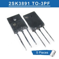 5Pcs K3891 2SK3891 2SK3891-01 2SK3891-01R TO-3PF N-Channel 17A/700V MOSFET ทรานซิสเตอร์ใหม่แบบดั้งเด