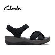Clarks Womens Arla Daisy Wedges - Black