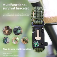 Outdoor Survival Umbrella Rope Bracelet Seven-Core Braided Bracelet Multifunctional Hiking Climbing 