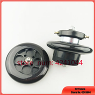 Free shipping 6 inch 140mm Pu solid front or rear wheel with Drum brake kit for small electric scooters Mini folding scooter