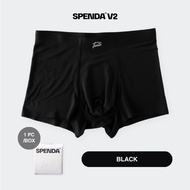 TUATU SPENDA V2 IN BLACK COLOUR MEN'S SEAMLESS BOXER BRIEF