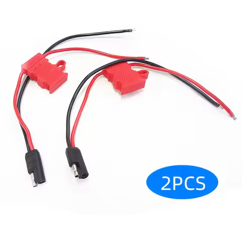 2PCS DC Power Supply Cable Cord for Motorola SM120 SM50 GM950 GM300 GM338 GM3188 GM3688 Radio Walkie