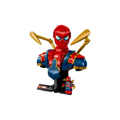 LEGO x MARVEL Iron Spider Man Bust Building Blocks 379pcs 76326