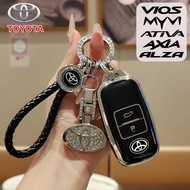 Toyota Vios G Smart Key Cover for Vios E/Vios 2023-2025 Perodua Myvi/Alza/Aixa/Ativa TPU Key Case