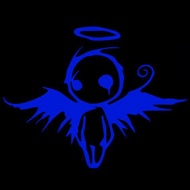 Fallen Angel (Gothic) Vinyl Sticker