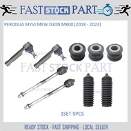 1SET 9PCS STEERING RACK COVER/TIE ROD END/RACK END/RACK BUSH PERODUA MYVI NEW D20N M800 (2018-2023)