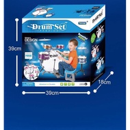 DRUMSET MUSIC JAZZ DRUM TOYS FOR CHILDREN - INSTRUMENTAL TOY FOR KIDS AND ADULTS.