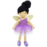June Garden 12" Enchanted Garden Fairy Doll Violet - Plush Stuffed Soft Doll Girl Gift - Purple Outf
