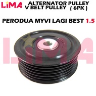 PERODUA MYVI LAGI BEST 1.5 FAN BELT PULLEY ALTERNATOR PULLEY ( 2012-2017 )