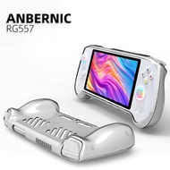 Amber Nick RG557 Handheld TPU Protective Case Game Console Clear Water Case ANBERNIC Protective Case