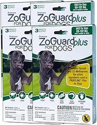 ZoGuard Plus for Dogs (89-132 lbs) 12 Month Supply, Pack of 4